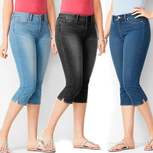 Woman's Jeans Cropped Jeans Ladies Cropped Trousers