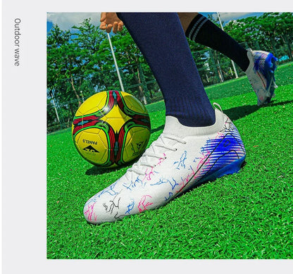 New Men's Football Boots Non-Slip Soccer Shoes Cleats Training FG Top Quality Sneakers Wholesale Drop Shipping Unisex Adult