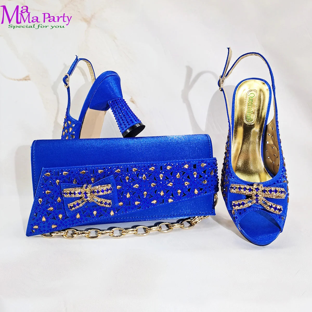 Mature New Fashion Classics Design Italian Women Shoes and Bag to Match in Wine Color Comfortable Heels for Party