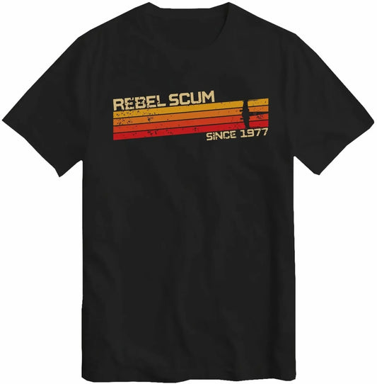 Rebel Scum 1977 Iconic Movie Quote T-Shirt Gift Top
