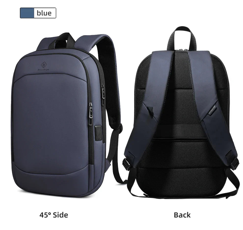 Business Backpack for Men 17 Inch Laptop Backpack with USB Port Slim Expandable Waterproof Travel Bag Large Work Computer Bag