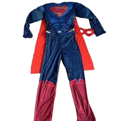 Boy Super Halloween Cosplay Costumes Boys Anime Superhero Party Role Play Dress Up Muscle Suit Girl Hero Jumpsuit Outfit