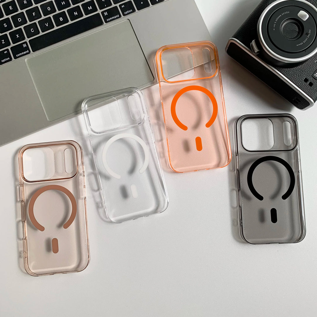 Transparent Magnetic phone Case for iPhone 17pro 17 Pro Max
