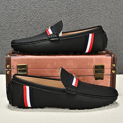 Loafers Men Driving Shoes Casual Shoes Comfortable Classic PU Leather Loafers Business Shoes Slip on Walking Men Loafers Shoes