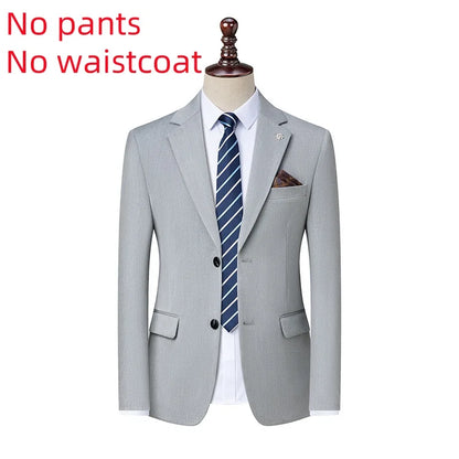2025 High quality fashion handsome everything fashion business leisure has a single west two sets three sets