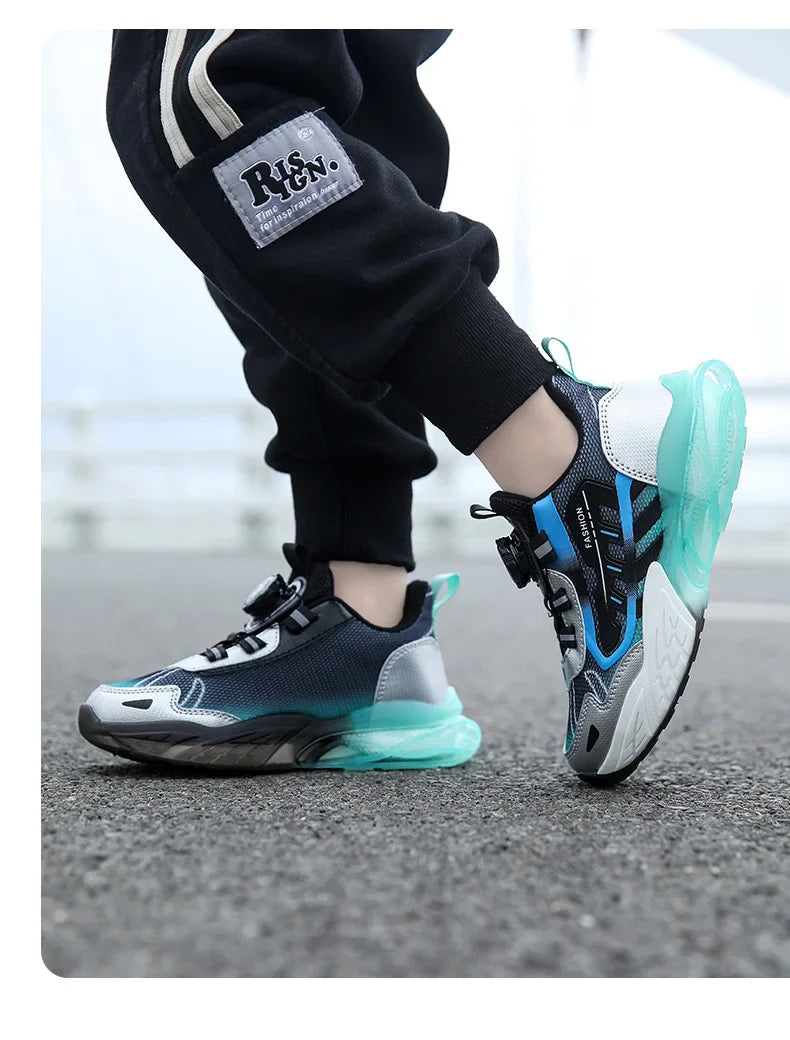 New Children Casual Shoes Four Seasons Kids Mesh Sneaker Non-slip Basketball Sports Shoes Boys Girls Sneaker Outdoor Shoes