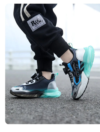 New Children Casual Shoes Four Seasons Kids Mesh Sneaker Non-slip Basketball Sports Shoes Boys Girls Sneaker Outdoor Shoes