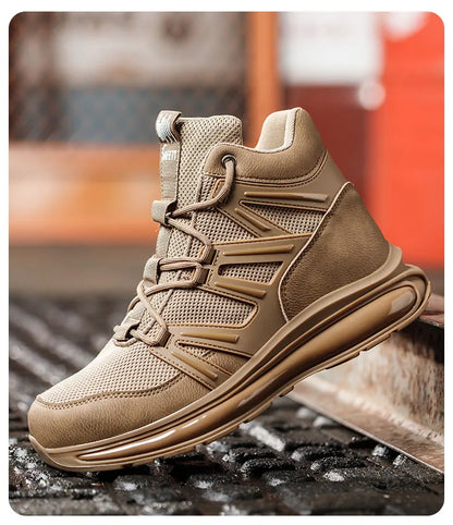 Men Work Safety Shoes Anti-smashing Steel Toe Cap Working Boots Construction Indestructible Work Soft-Soled Sneakers Men Shoes