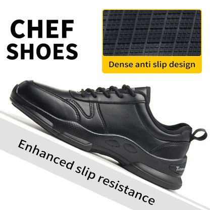Chef's shoes, anti slip and oil resistant casual shoes, anti slip restaurant work shoes