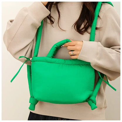 Colorful Nylon Small Square Shoulder and Crossbody Bags Super Cool Simple Versatile Handbags for Women 2024 Casual Hot Sale