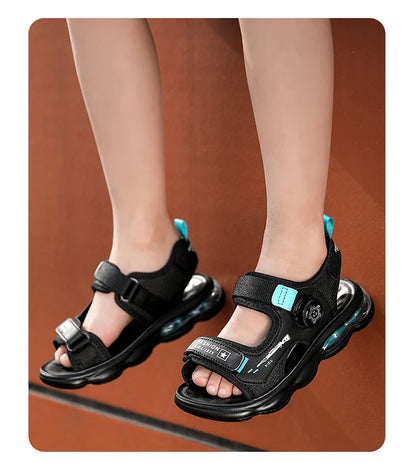 Summer New Air Cushion Sandals Children's Sports and Leisure Shoes Teenagers and Children Outdoor Water Beach Quick Drying Shoes