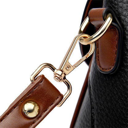 Solid Color High Quality Leather Small Shoulder Bagsfor Women 2024 New Messenger Bags with StrapDesigner Crossbody Bag Sac AMain