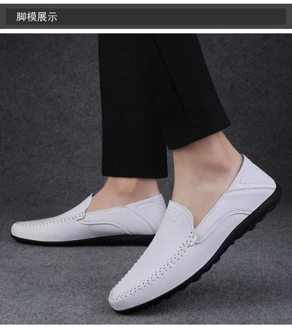 2025 shoes men's lazy one-pedal spot solid color men's shoes summer men shoes British cross-border large-size casual