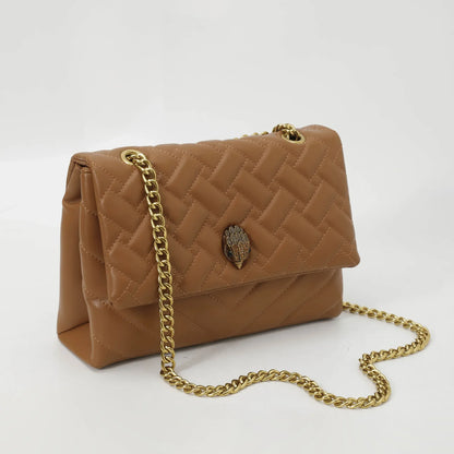 2026 New Chain Bag Textured Rhombus Embroidery Thread Single Bag Versatile Single Shoulder Crossbody Hot Selling Women's Bag