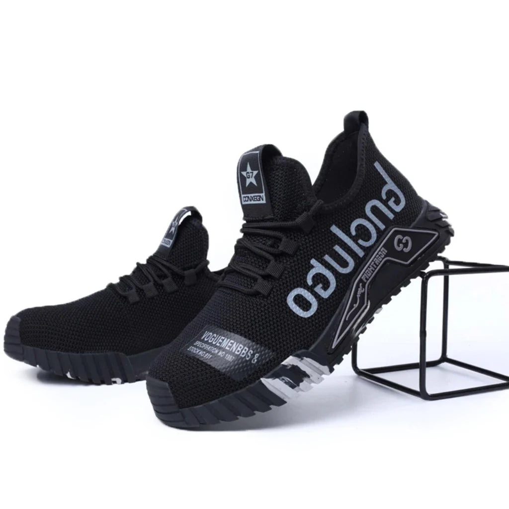 Protective Steel Toe Safety Shoes Men Anti-puncture Work Shoes Men Breathable Industrial Shoes Indestructible Work Safety Boots