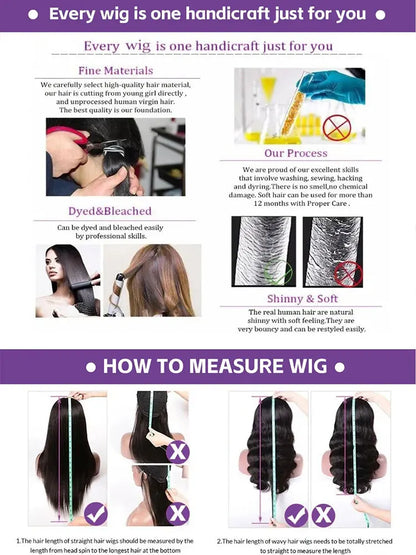 Body Wave 13x6 Hd Lace Frontal Wig Human Hair Glueless Wet And Wavy Wig For Women 13x4 Body Wave Lace Front Human Hair Wigs