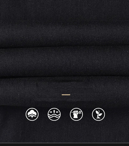 Men New Winter Classics Fleece Thick Warm Jeans Men's Loose Straight Elastic Denim Pants Casual Plush Trousers Large Size 28-40
