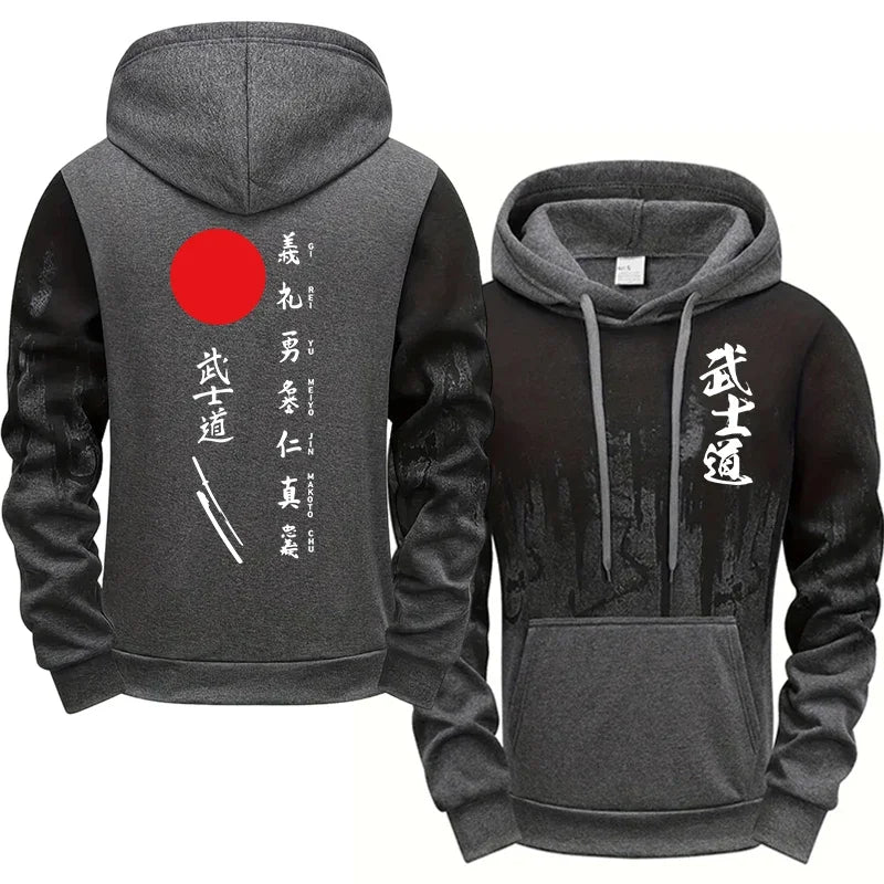 Hot Sales Mens Tracksuit Print Splash-ink Hooded Sweatshirts Sports Jogging Mens Clothing Street Casual Single Piece Tops Pants