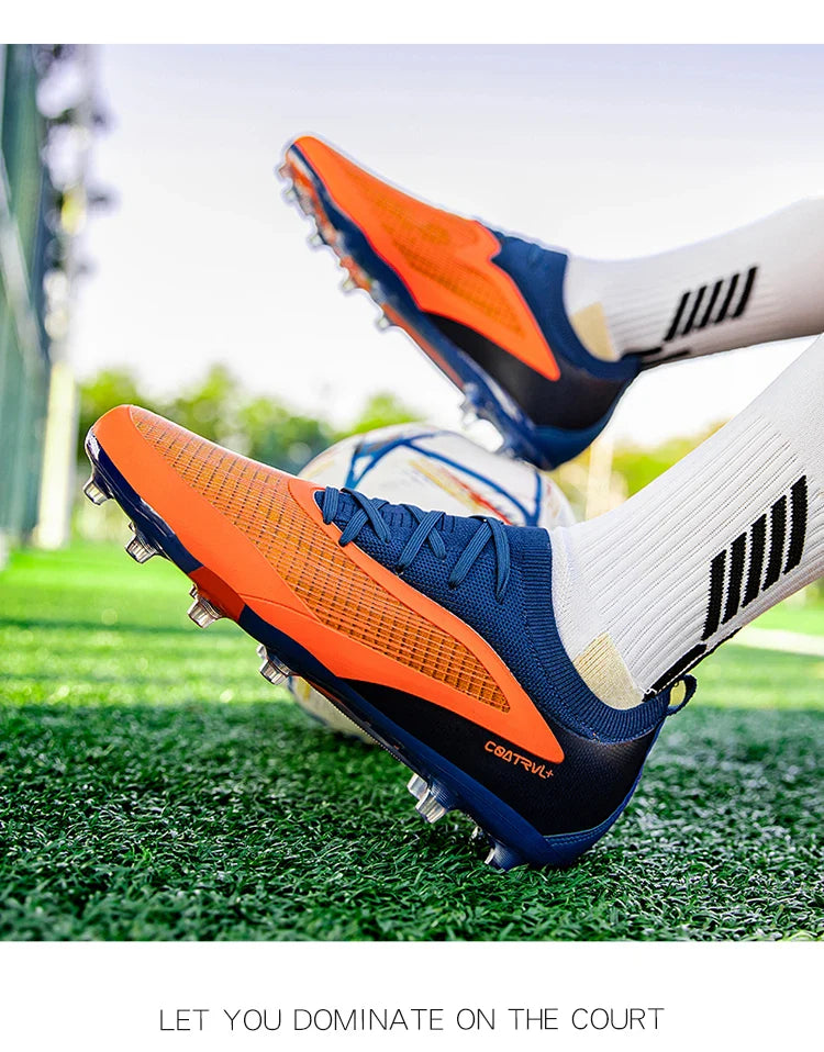 2026 New Men Soccer Cleats Breathable Lightweight Football Boots Anti-Slip Training Shoes Outdoor Sport Sneakers