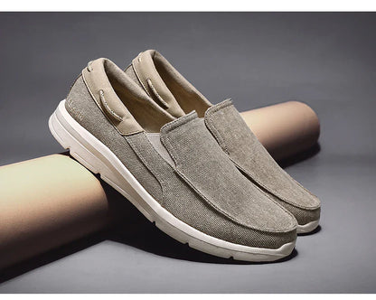 Mocassins Para Homens Sapatos Outono Novo Masculino Sapatos de Lona Clássicos Sapatos de Lazer Confortáveis Tênis Respiráveis Para Homens Mocassins