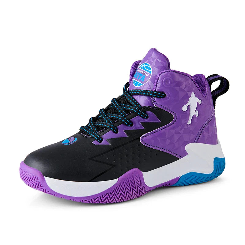 Fashion Brand Basketball Shoes Boy Kid Trainers Non-slip Children's Sports Shoes Outdoor Leather Basketball Sneakers Kids Girls