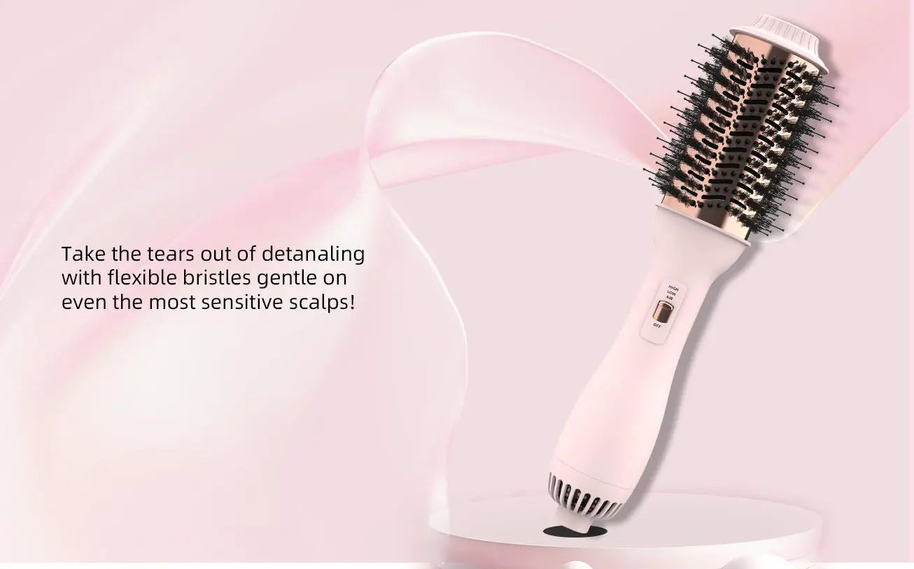Professional Blowout Hair Dryer Brush Dryer and Volumize Hot Air Brush for Women Curling Irons Styler Electric Brushes