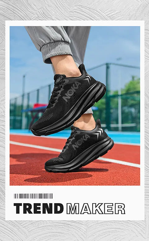 New men's casual sports shoes with shock absorption, breathable running shoes, anti slip and wear-resistant outdoor hiking shoes