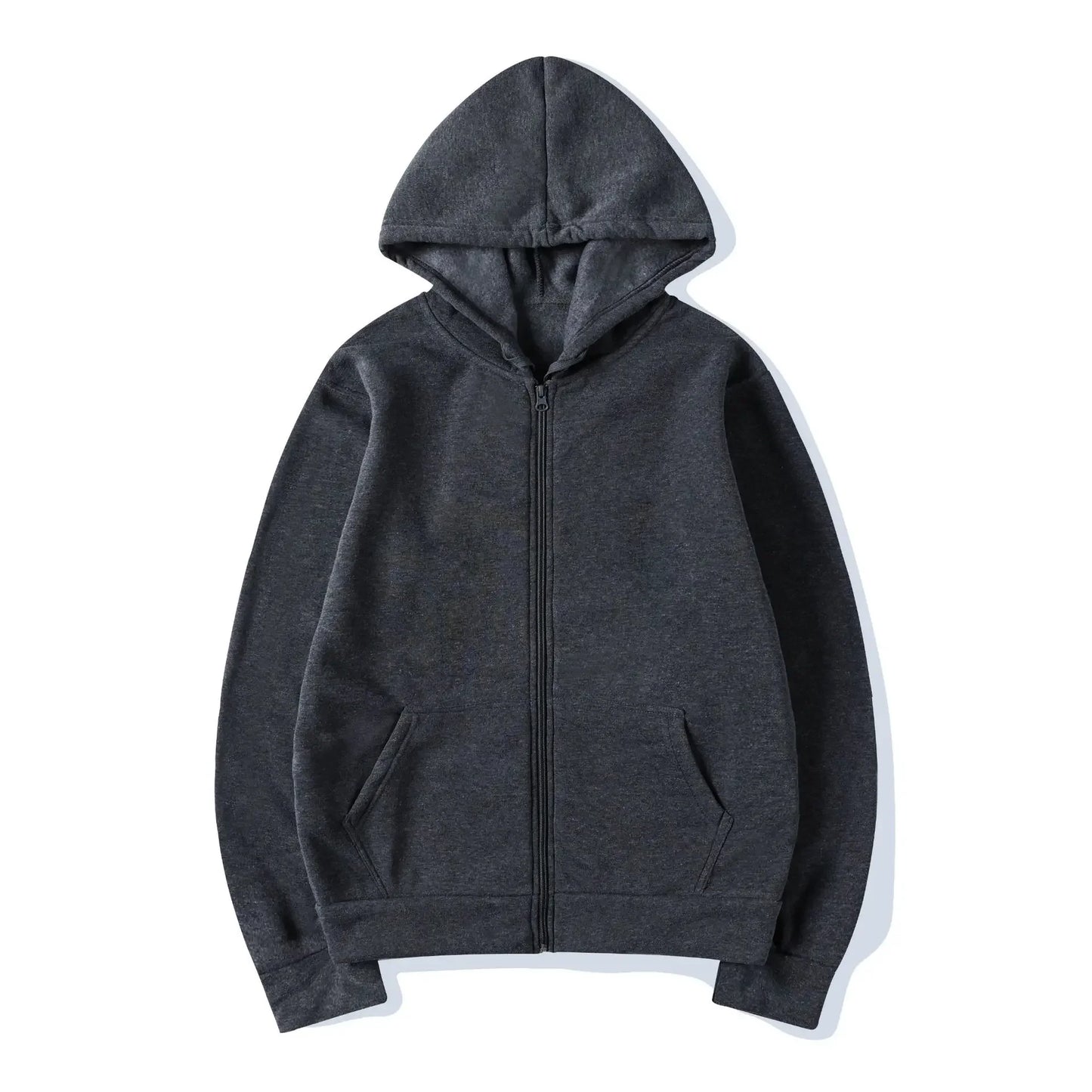 Men's Zip Up Hoodies Casual Zipper Jacket Coats Women Fleece Autumn Winter Harajuku Gothic Hooded Sweatshirts Sports Streetwear