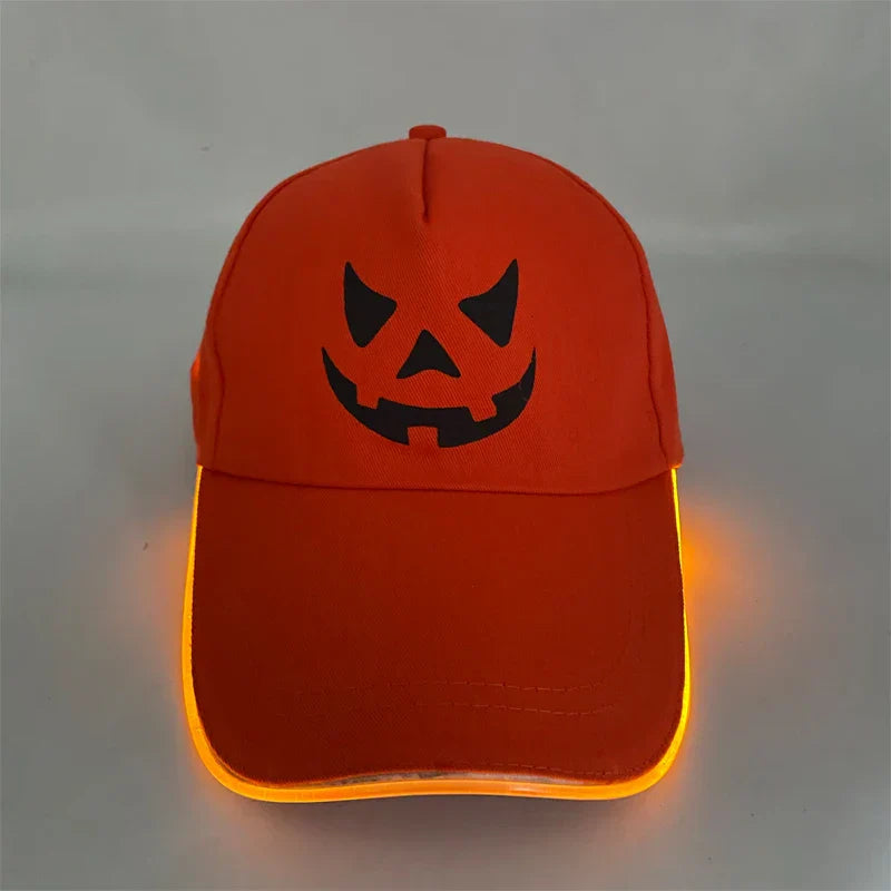 Baseball Caps Night Glow Light Cap Boys Girls Fashion Headwear Costumes Accessory Caps Hats