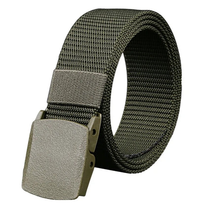 1/2PCS Military Men Belt Army Belts Adjustable Belt Men Outdoor Travel Tactical Waist Belt with Plastic Buckle for Pants 120cm