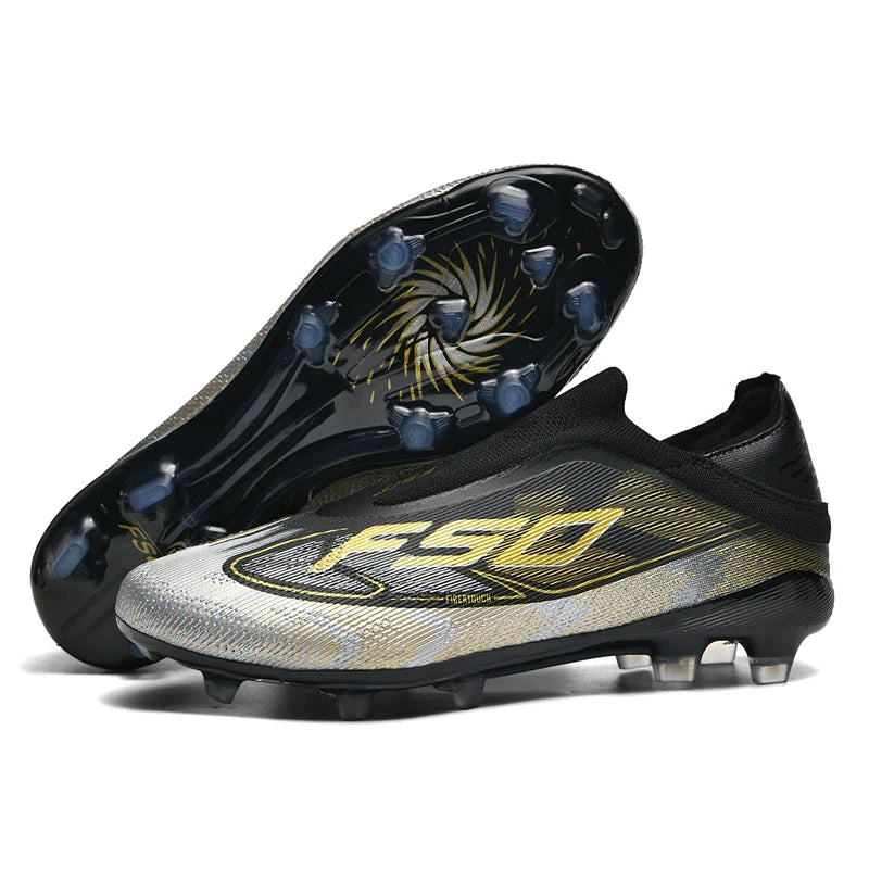 Men Professional TF Soccer Shoes Resistant Casual Grass Studded Male Non Slip Fast Foo451·a