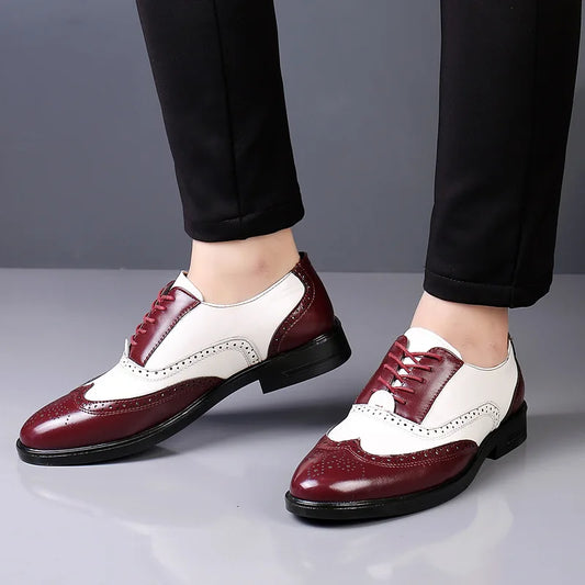 Leather Wedding Party Men Dress Shoes