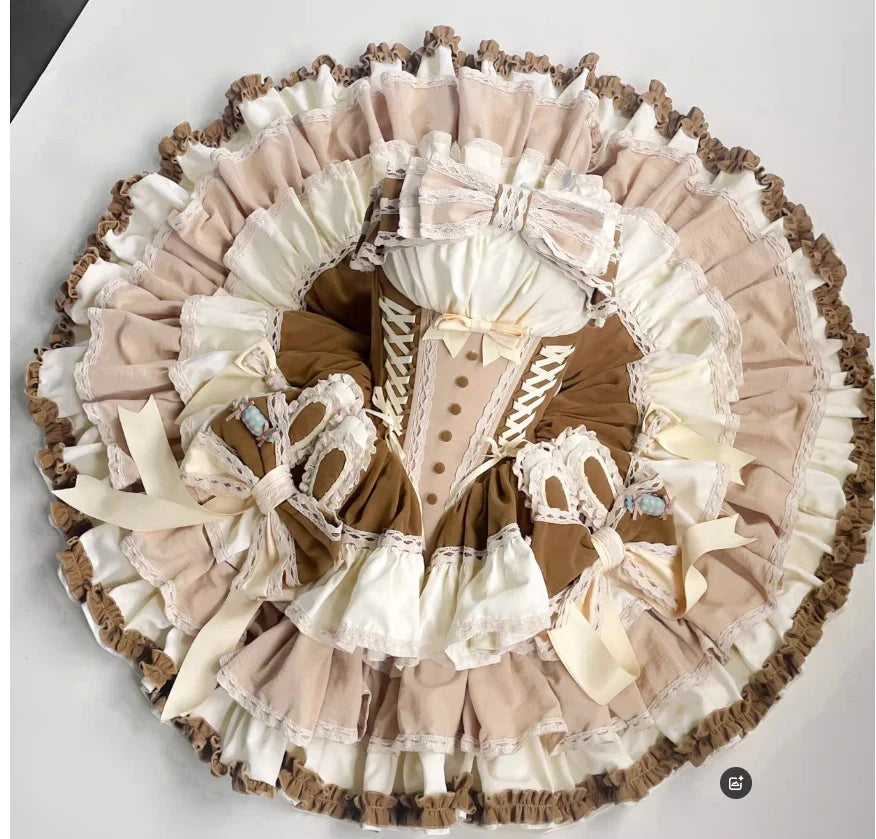 Girls Birthday Lolita Dress 2024 Spring and Summer Women's Tube Top Satin Bowknot Slim Pettiskirt Short Mini Party Dress
