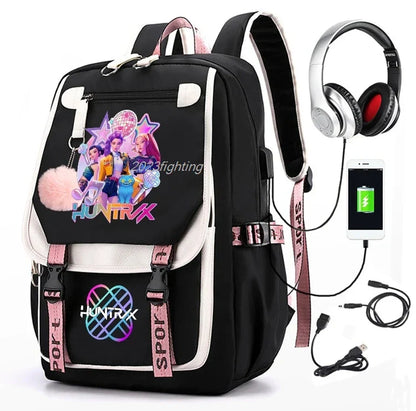 Backpack Cartoon Rucksack Girls School Bag High Capacity Women Backpack