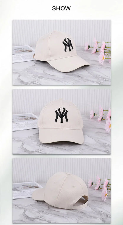 Fashion letter embroidery men women baseball cap duck tongue cap women men