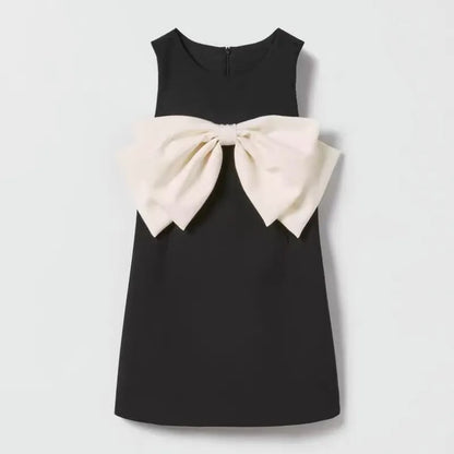 Vestido de Bebê Menina Princesa com Colete Vestido Infantil com Laço Preto sem Mangas Vestidos de Festa Concurso Aniversário Roupas de Bebê 2-10A