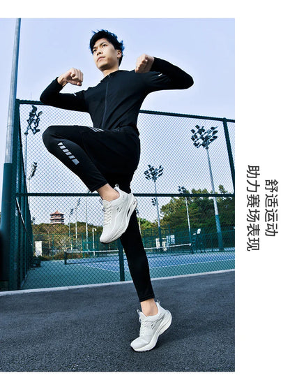 Men Sports Running Shoes Marathon Air Cushion Breathable Lightweight Comfortable Women Outdoor Athletic Sneakers Jogging Tenis