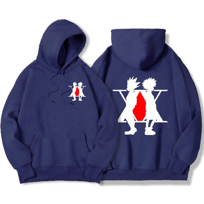 Japan Anime Graphic Xx Prints Hoodies Mens Oversized Casual Streetwear Fleece Pullovers Street Clothes Hip Hop Fashion Hoody