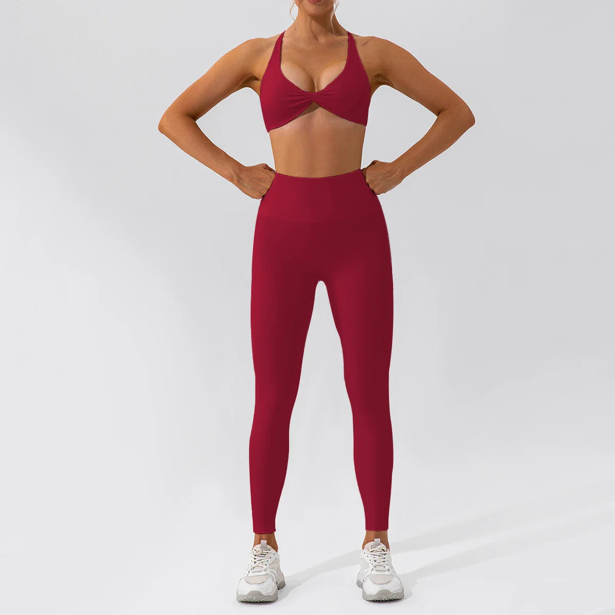 Summer 2PCS Yoga Suit Sports Set Women Quick-Dry Gym Set Women Tracksuit Running Workout Long Sleeve Sports Shirt Yoga Clothing