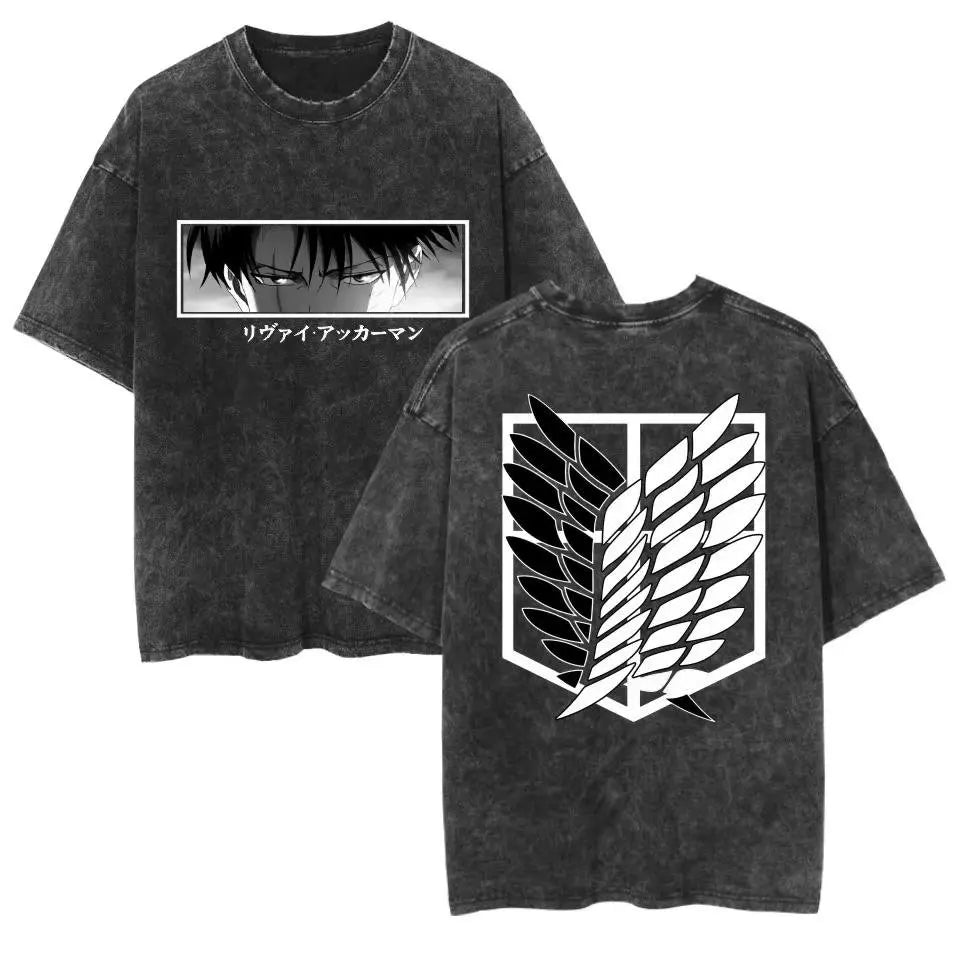 T-shirt Man Women Short Sleeve Tee Streetwear Oversized Anime Print Casual Tops Summer Y2k