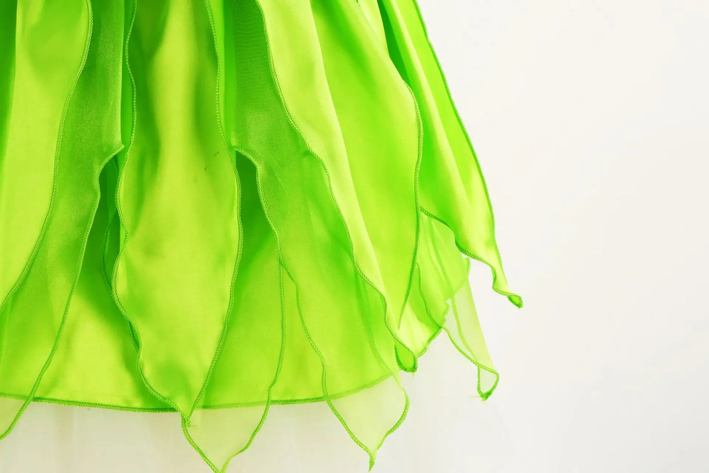 Elf Fancy Costume Cosplay Girls Halloween Pixie Fairy Disguise Kids Tinkerbel Dress up Carnival Pageant Princess Frock Sundress