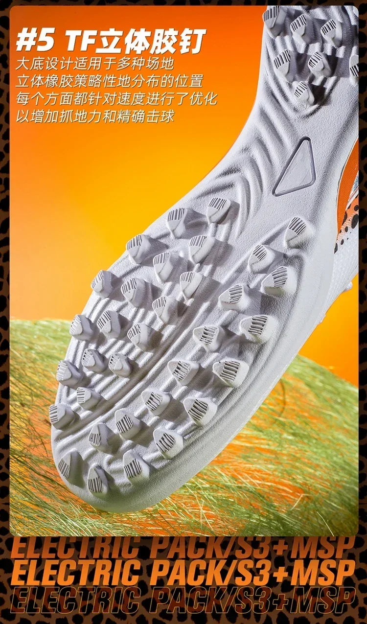 New Men Professional Unisex Soccer Shoes Sport Ultra-light Football Boots Cleats Grass Non-slip Training Match FG/TF