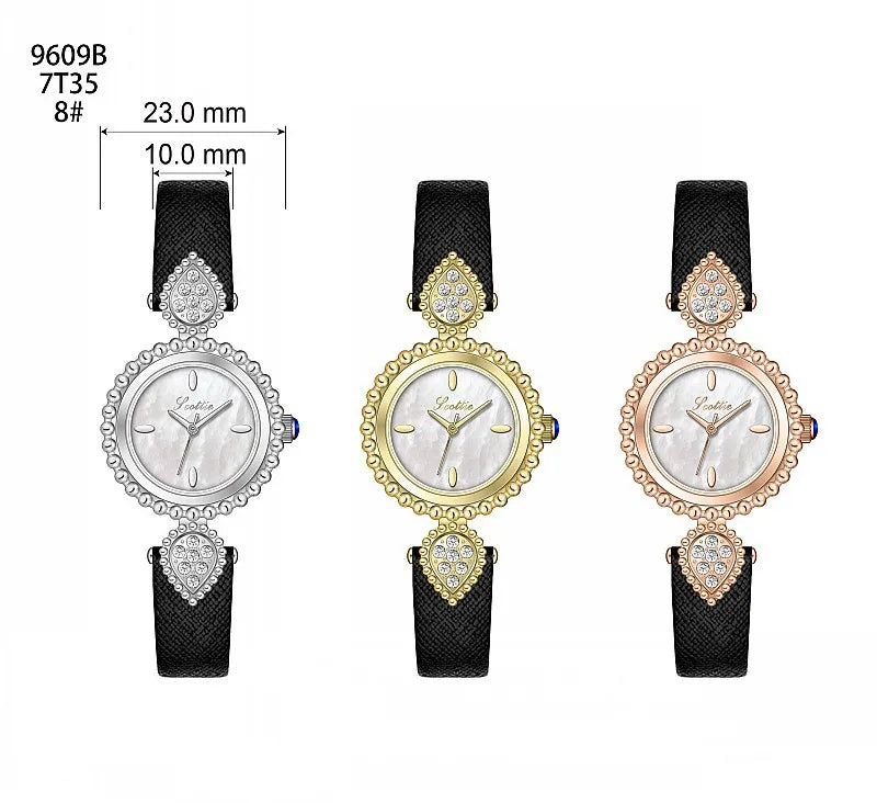 Women Watch Light Luxury Brand Shell Faced Diamond Watches Waterproof Leather Strap Ladies Fashion Quartz Wristwatch gift