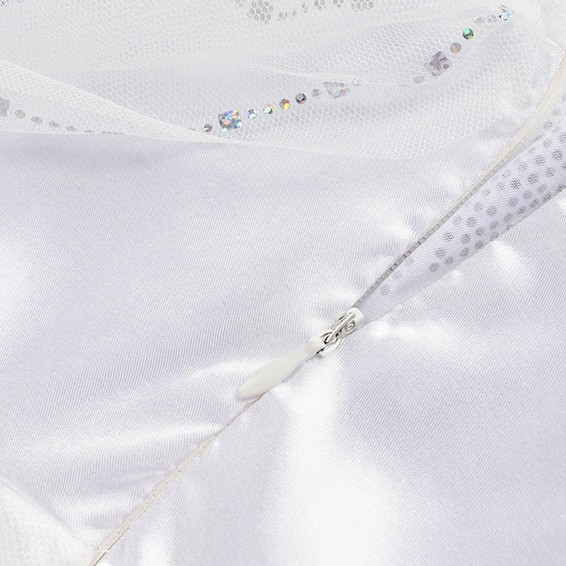 Frozen 2 White Elsa Princess Dresses for Baby Girls Outfit Snow Queen Cosplay Birthday Party Kids Clothing for 2-12 Years