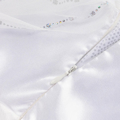 Frozen 2 White Elsa Princess Dresses for Baby Girls Outfit Snow Queen Cosplay Birthday Party Kids Clothing for 2-12 Years