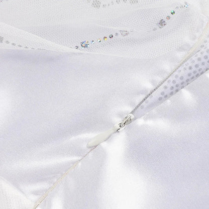 Frozen 2 White Elsa Princess Dresses for Baby Girls Outfit Snow Queen Cosplay Birthday Party Kids Clothing for 2-12 Years