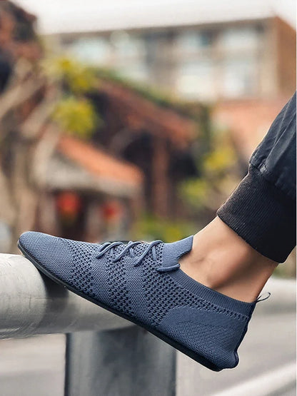 Male Summer Driving Shoes Flat Breathable Fashion Walking Shoes Mens High Quality Mesh Comfortable Soft Sole Casual Loafers