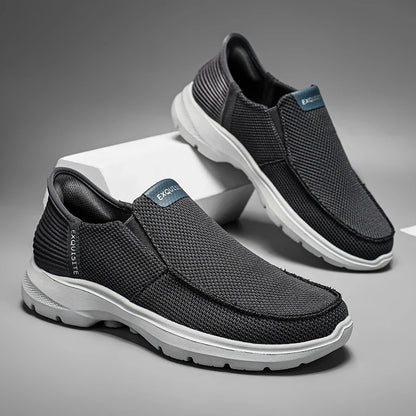 New Summer Breathable Canvas Shoes Men Loafers Slip On Sneakers Fashion Casual Men Shoes Lightweight Flats Men Driving