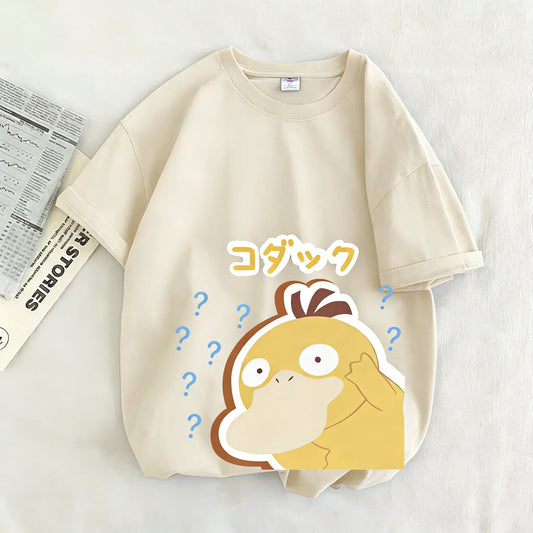 T Shirt Man Women 2026 Summer Y2k Short Sleeve Tee Tops Streetwear Oversized Casual Parent-child Clothing