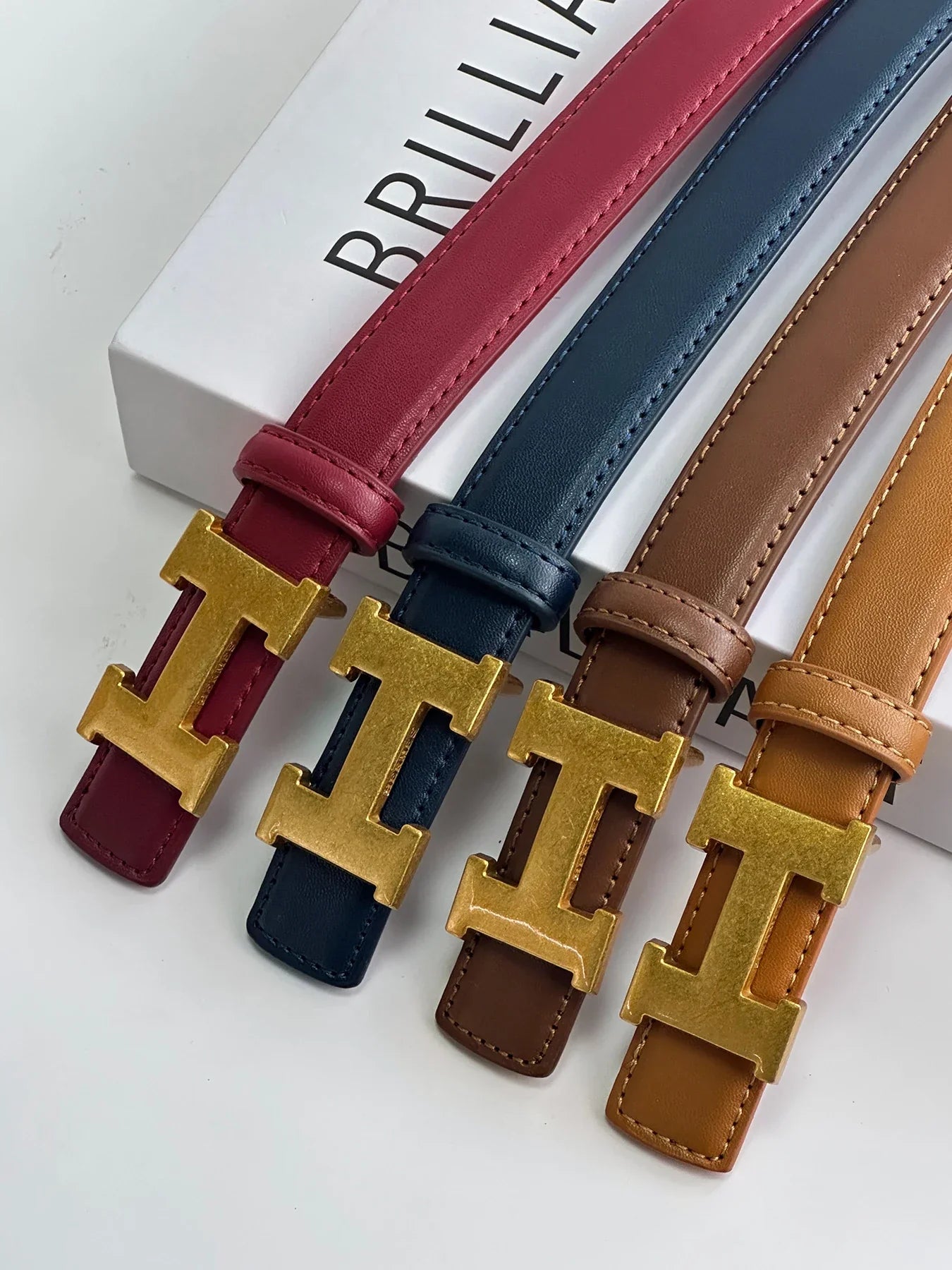 Women Long Belt Adjustable Waist Belt for Dresses Jeans, Skinny Fit